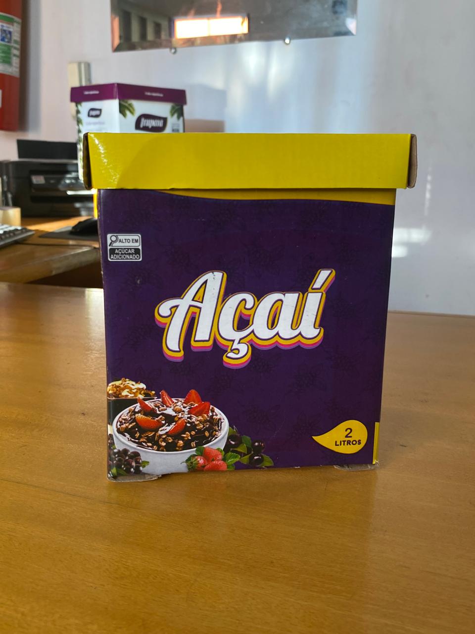 Caixa para açaí 2 litros