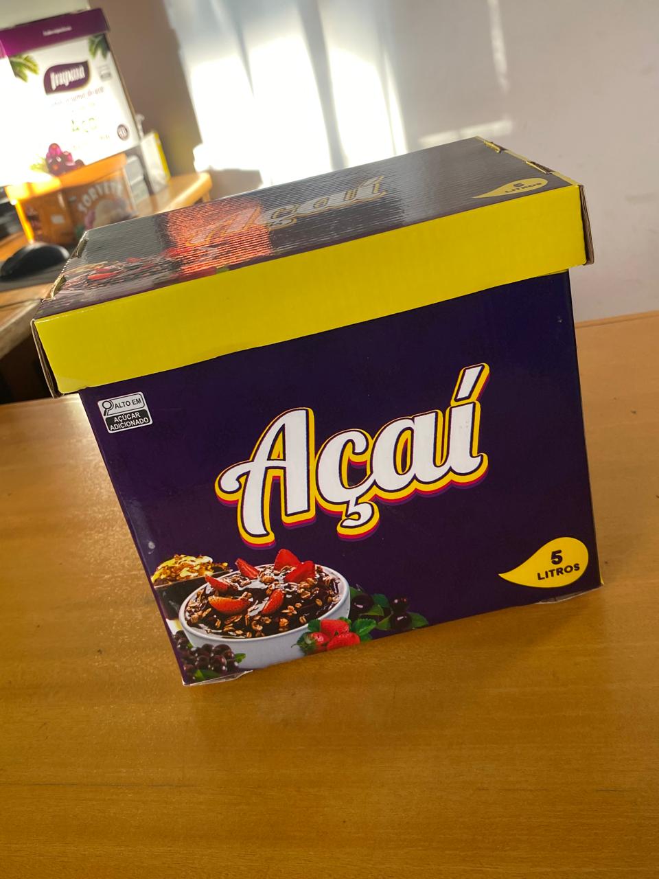 Caixa para açaí 5 litros