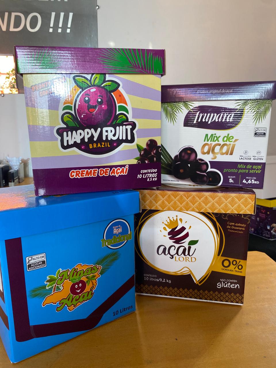 Caixas personalizadas Açaí Lord