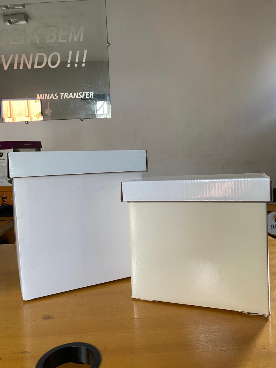 Variedade de modelos de caixas